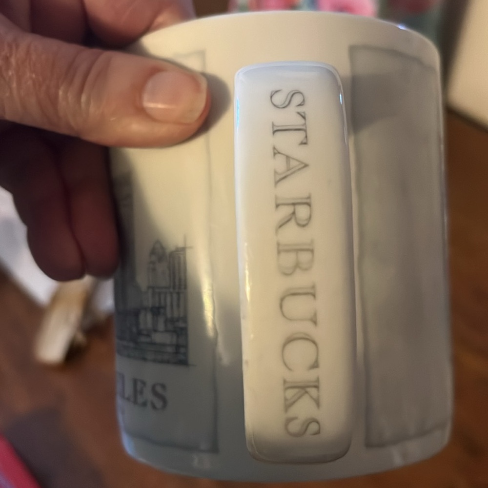 STARBUCKS Los Angeles Architecture Series 2007 Coffee Mug Cup 18 oz - Picture 6 of 9